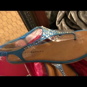 Chinese Laundry brand turquoise sandals.